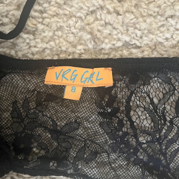 Verge Girl Lace Tie Top - Picture 3 of 3